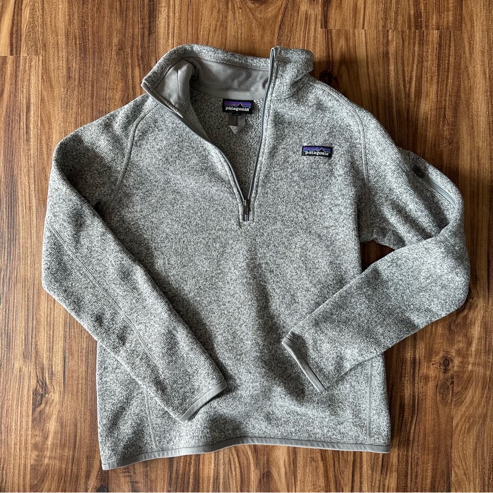 Patagonia Heather Gray Fleece Pullover